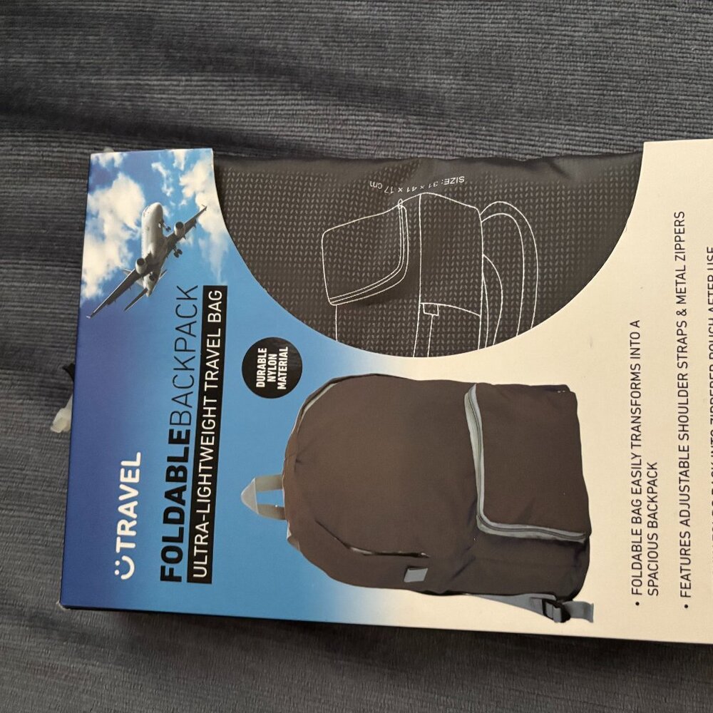 Foldable backpack - brand new!